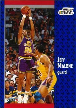 1991-92 Fleer - 3D Acrylic #200 Jeff Malone Front