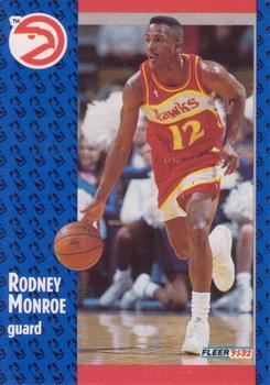 1991-92 Fleer - 3D Acrylic #244 Rodney Monroe Front
