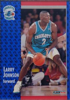 1991-92 Fleer - 3D Acrylic #255 Larry Johnson Front