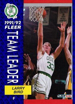 1991-92 Fleer - 3D Acrylic #373 Larry Bird Front