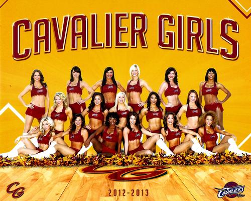 2012-13 Cleveland Cavaliers Team Photos #NNO Cavalier Girls Front