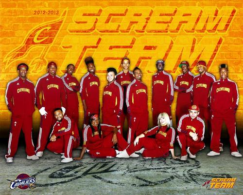 2012-13 Cleveland Cavaliers Team Photos #NNO Scream Team Front