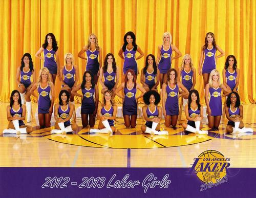 2012-13 Los Angeles Lakers Team Photos #NNO Los Angeles Laker Girls Front