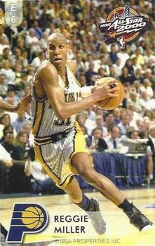 2000 Dunkin Bubblegum NBA All-Stars #E6 Reggie Miller Front