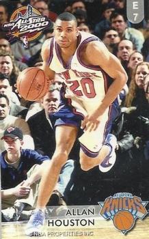2000 Dunkin Bubblegum NBA All-Stars #E7 Allan Houston Front