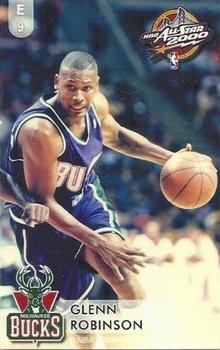 2000 Dunkin Bubblegum NBA All-Stars #E9 Glenn Robinson Front