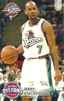 2000 Dunkin Bubblegum NBA All-Stars #E11 Jerry Stackhouse Front