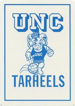 1973-74 North Carolina Tarheels Playing Cards #A♣ 1956-57 National Champs Back