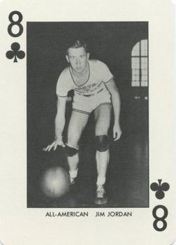 1973-74 North Carolina Tarheels Playing Cards #8♣ Jim Jordan Front