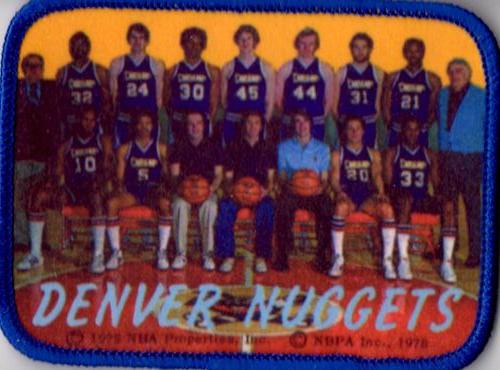 1978 Sports I.D. Patches #NNO Denver Nuggets Team Front
