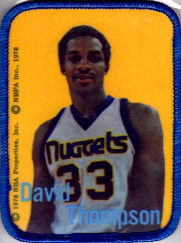 1978 Sports I.D. Patches #NNO David Thompson Front