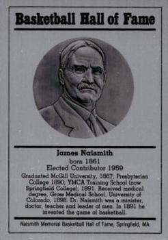 1986-02 Basketball Hall of Fame Metallic #NNO James Naismith Front