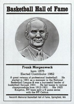 1986-02 Basketball Hall of Fame Metallic #NNO Frank Morgenweck Front