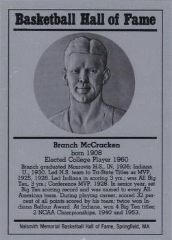 1986-02 Basketball Hall of Fame Metallic #NNO Branch McCracken Front