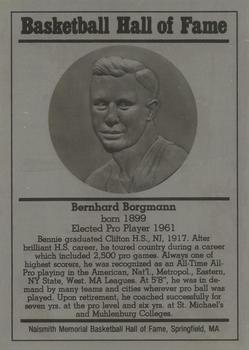 1986-02 Basketball Hall of Fame Metallic #NNO Bennie Borgman Front