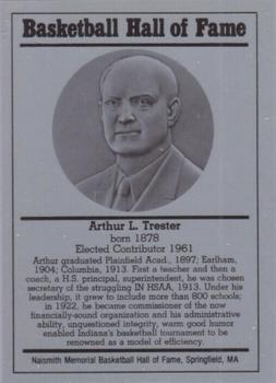 1986-02 Basketball Hall of Fame Metallic #NNO Arthur L. Trester Front