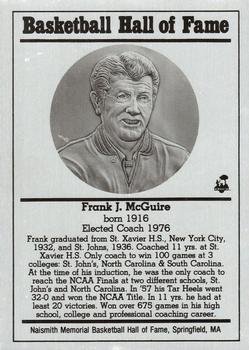 1986-02 Basketball Hall of Fame Metallic #NNO Frank McGuire Front