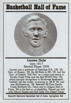 1986-02 Basketball Hall of Fame Metallic #NNO Lauren Gale Front