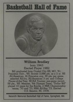 1986-02 Basketball Hall of Fame Metallic #NNO Bill Bradley Front