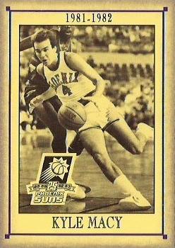 1992-93 Arizona Republic/Gazette Phoenix Suns 25th Anniversary #NNO Kyle Macy Front