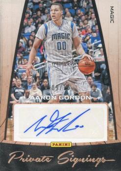 2016 Panini NBA Finals Private Signings #6 Aaron Gordon Front