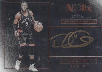 2015-16 Panini Noir - Noir Autographs Color Bronze #NC-DCR DeMarre Carroll Front