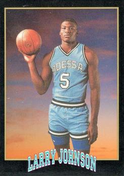 1991 Smokey's Sportscards Larry Johnson #1 Rebel Rookie Front