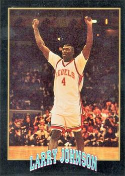 1991 Smokey's Sportscards Larry Johnson #2 1989-90 NCAA Champs Front