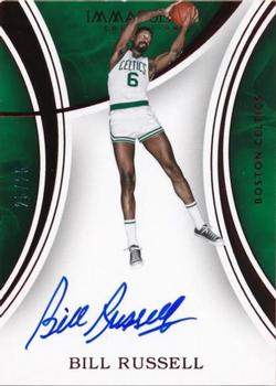 2015-16 Panini Immaculate Collection - Signatures Red #S-BR Bill Russell Front