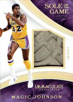 2015-16 Panini Immaculate Collection - Sole of the Game #13 Magic Johnson Front
