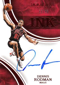 2015-16 Panini Immaculate Collection - Ink Autographs Red #IK-DRO Dennis Rodman Front