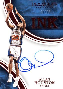 2015-16 Panini Immaculate Collection - Ink Autographs Red #IK-AHO Allan Houston Front
