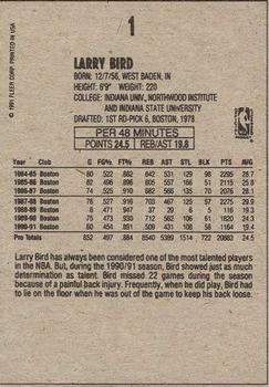 1991-92 Fleer Wheaties #1 Larry Bird Back