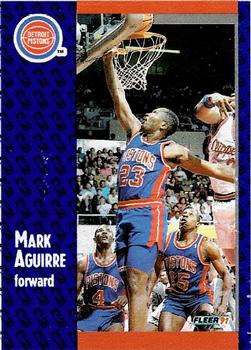 1991-92 Fleer Wheaties #14 Mark Aguirre Front