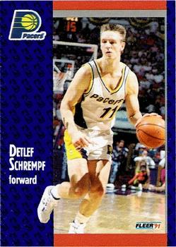1991-92 Fleer Wheaties #17 Detlef Schrempf Front