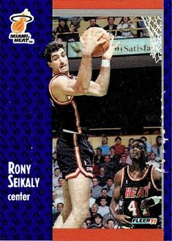 1991-92 Fleer Wheaties #20 Rony Seikaly Front