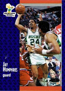 1991-92 Fleer Wheaties #21 Jay Humphries Front