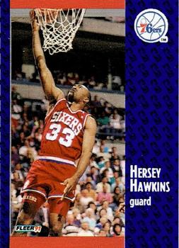 1991-92 Fleer Wheaties #26 Hersey Hawkins Front
