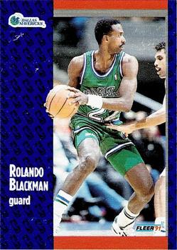 1991-92 Fleer Wheaties #27 Rolando Blackman Front