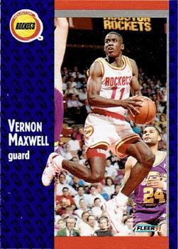 1991-92 Fleer Wheaties #31 Vernon Maxwell Front