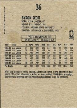 1991-92 Fleer Wheaties #36 Byron Scott Back