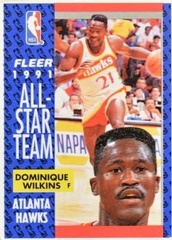 1991-92 Fleer Wheaties #55 Dominique Wilkins Front