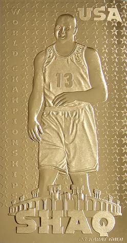 1994 Bleachers / Classic 23K All-Gold #5 Shaquille O'Neal Front