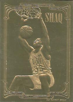 1994 Bleachers / Classic 23K Shaquille O'Neal #1 Shaquille O'Neal Front