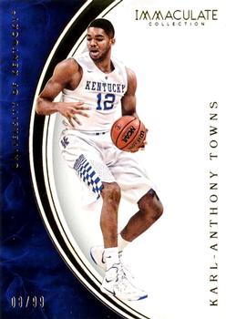 2016-17 Panini Immaculate Collection Collegiate #26 Karl-Anthony Towns Front