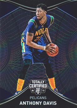 2016-17 Panini Totally Certified #1 Anthony Davis Front