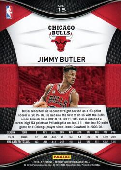 2016-17 Panini Totally Certified #15 Jimmy Butler Back