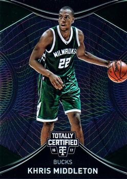 2016-17 Panini Totally Certified #28 Khris Middleton Front