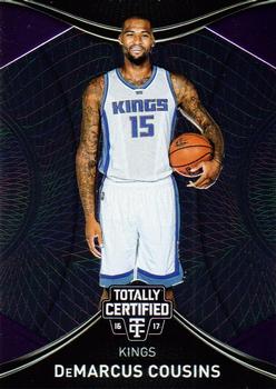 2016-17 Panini Totally Certified #30 DeMarcus Cousins Front