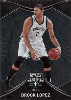 2016-17 Panini Totally Certified #46 Brook Lopez Front